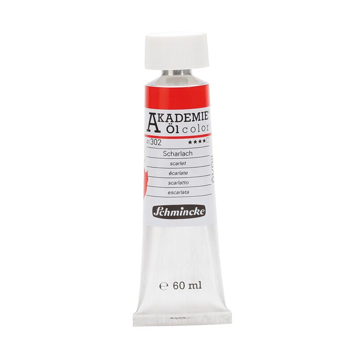 Vernici ad olio Schmincke AKADEMIE 60 ml – 302 Scarlatto