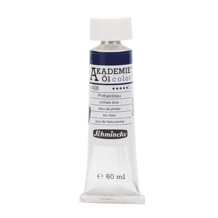 Vernici ad olio Schmincke AKADEMIE 60 ml – 408 Blu Ftalo