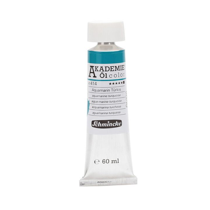 Vernici ad olio Schmincke AKADEMIE 60 ml – 414 Turchese Acquamarina