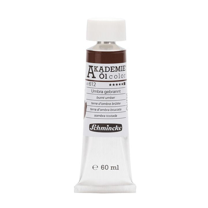 Vernici ad olio Schmincke AKADEMIE 60 ml – 612 umbra bruciata