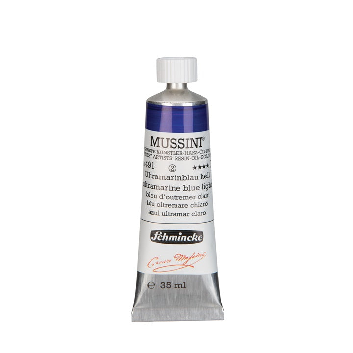 Colori ad olio Schmincke MUSSINI 35 ml – 491 Blu Ultramarino Chiaro