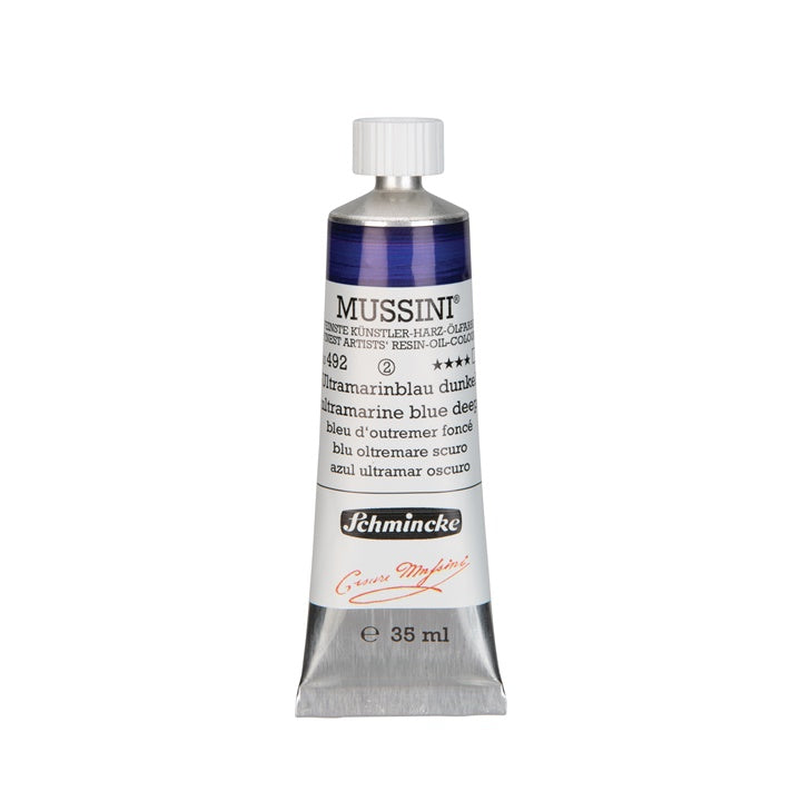 Colori ad olio Schmincke MUSSINI 35 ml – 492 Blu Ultramarino Scuro