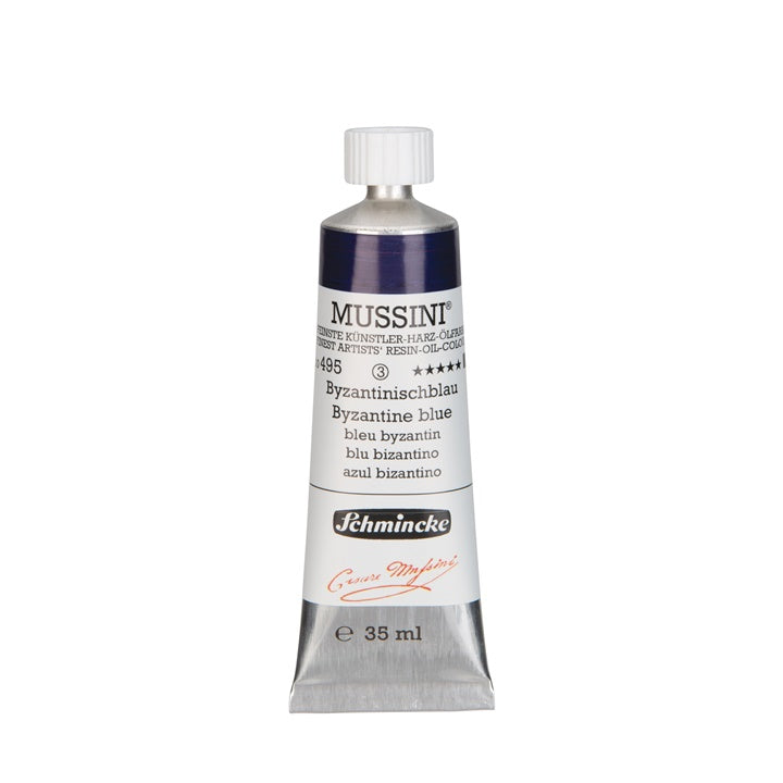 Colori ad olio Schmincke MUSSINI 35 ml – 495 Blu Bizantino