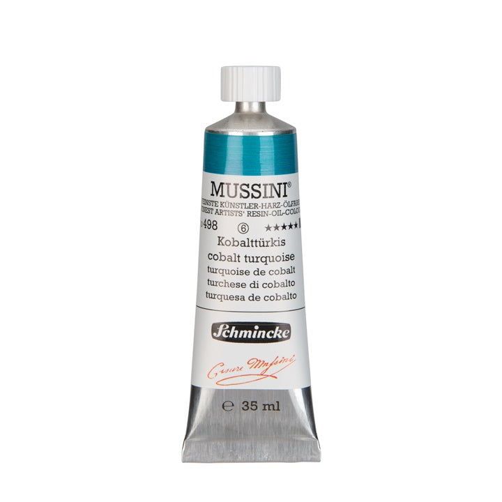 Colori ad olio Schmincke MUSSINI 35 ml – 498 Turchese Cobalto