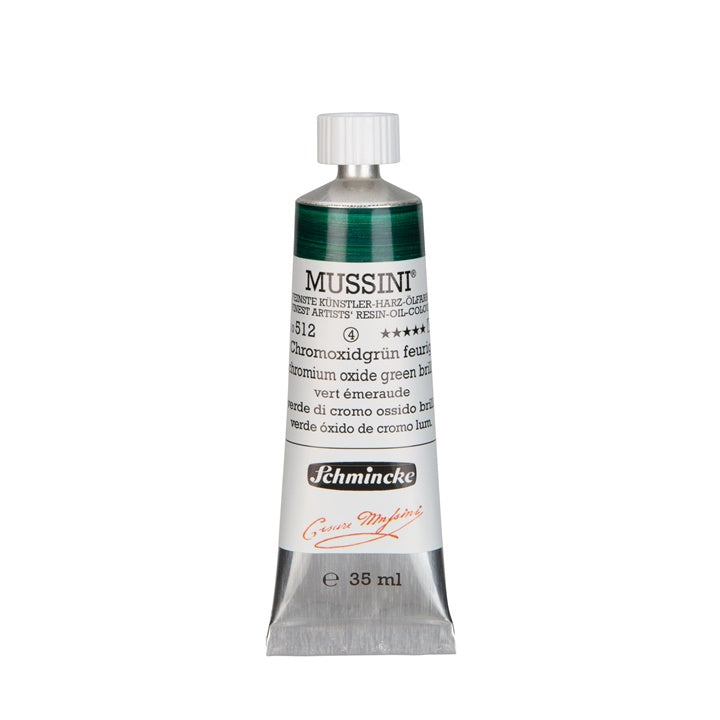 Colori ad olio Schmincke MUSSINI 35 ml – 512 Verde Ossido di Cromo