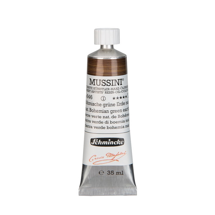 Colori ad olio Schmincke MUSSINI 35 ml – 646 nat. verde terra bohemien