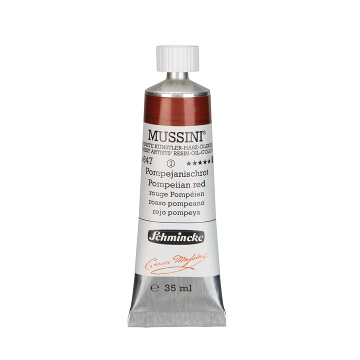 Colori ad olio Schmincke MUSSINI 35 ml – 647 Rosso Pompeiano