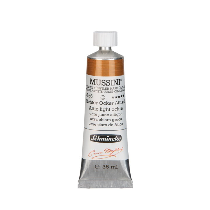 Colori ad olio Schmincke MUSSINI 35 ml – 656 Ocra Attica Chiaro