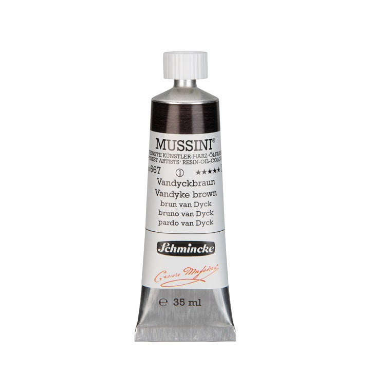 Colori ad olio Schmincke MUSSINI 35 ml – 667 Marrone Vandyke