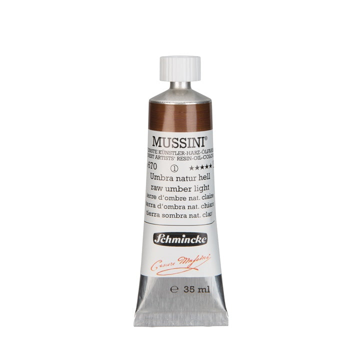 Colori ad olio Schmincke MUSSINI 35 ml – 670 Terra d'Ombra Naturale Chiaro