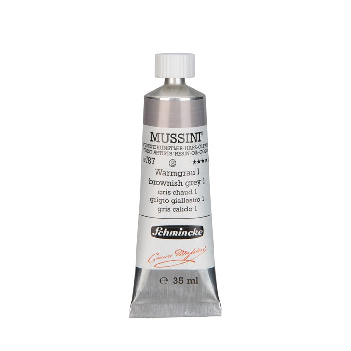 Colori ad olio Schmincke MUSSINI 35 ml – 787 grigio brunastro 1