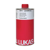 Olio di lino con essiccante LUKAS per colori ad olio 1000 ml