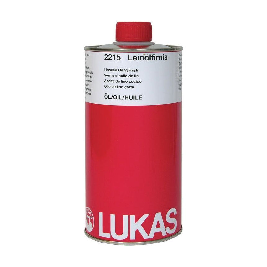 Olio di lino con essiccante LUKAS per colori ad olio 1000 ml