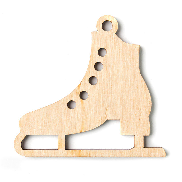 Ornamento natalizio in legno - confezione di 5 pezzi - MXH702kr | misure diverse