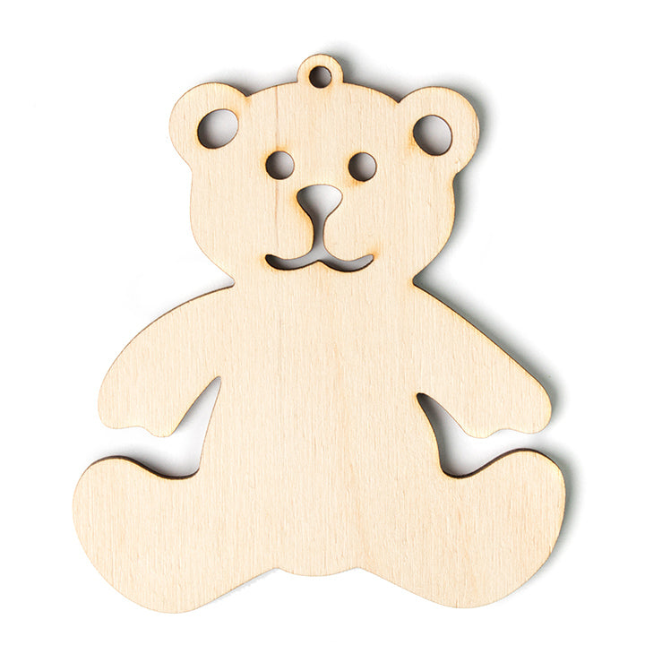 Ornamento natalizio in legno - confezione di 5 pezzi - MXH702m | misure diverse