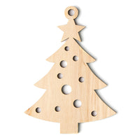 Ornamento natalizio in legno - confezione di 5 pezzi - MXH702st | misure diverse