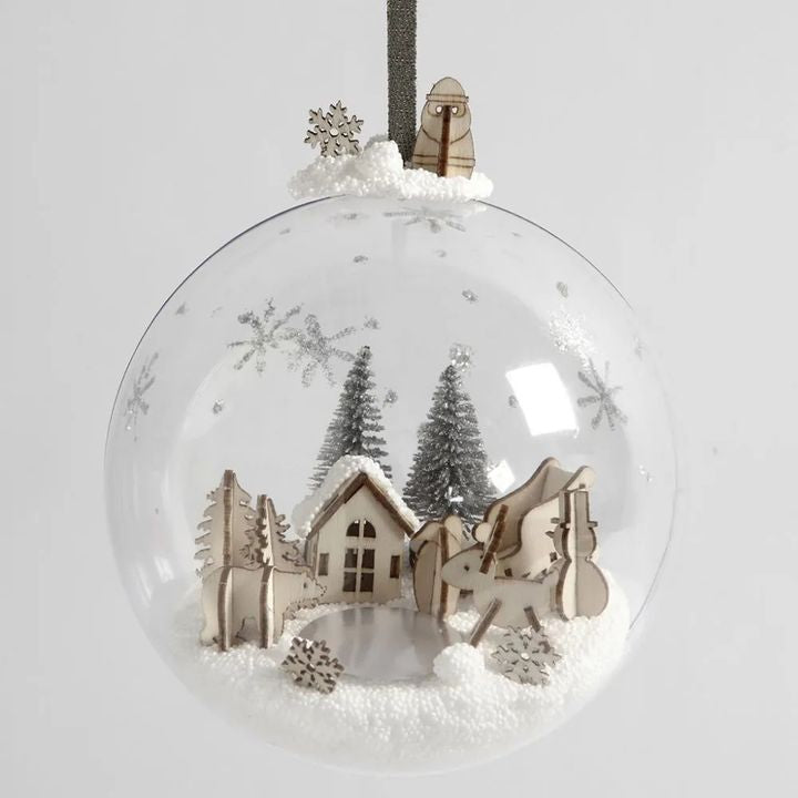 Pallina di Natale fai da te con decorazione — immagine 1