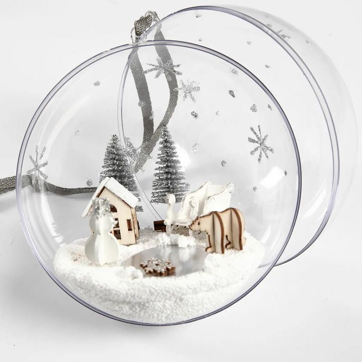 Pallina di Natale fai da te con decorazione — immagine 4