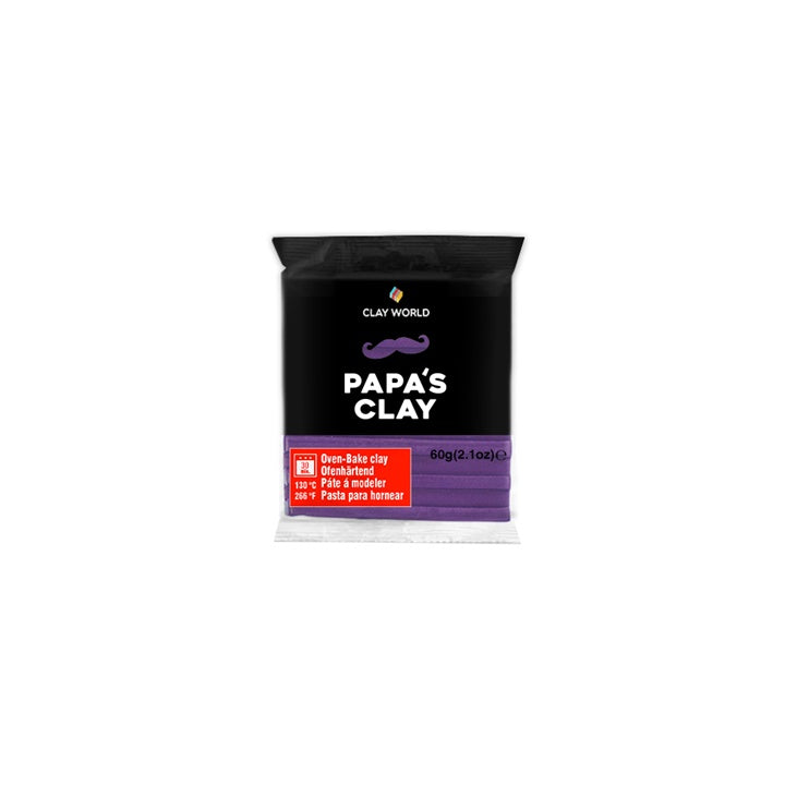 Papa's Clay Argilla polimerica 60g | Varie tonalità | diverse sfumature