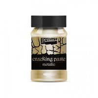 Pasta con l'effetto di crepe metallic Pentart 100 ml | colori diversi