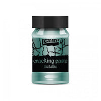 Pasta con l'effetto di crepe metallic Pentart 100 ml | colori diversi