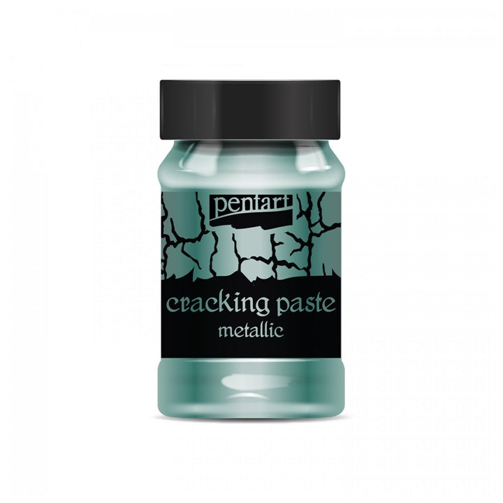 Pasta con l'effetto di crepe metallic Pentart 100 ml | colori diversi