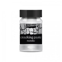 Pasta con l'effetto di crepe metallic Pentart 100 ml | colori diversi