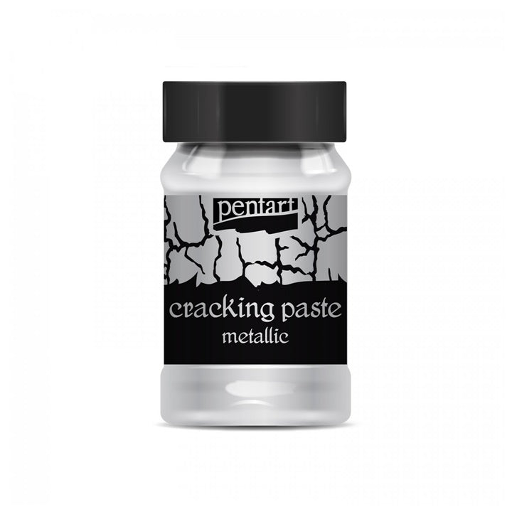 Pasta con l'effetto di crepe metallic Pentart 100 ml | colori diversi
