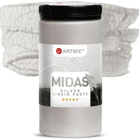 Pasta metallica liquida ARTMIE MIDAS argento | volumi diversi