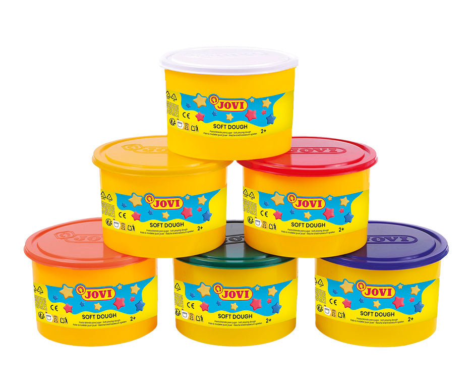 Pasta modellabile morbida JOVI Soft Dough 6 x 460 g