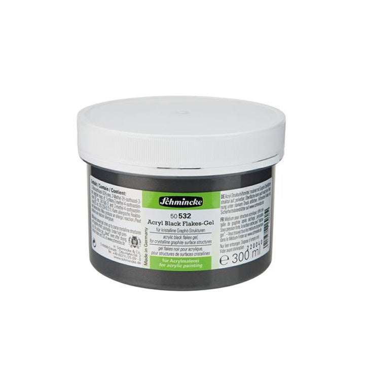 Pasta strutturante nera Schmincke per acrilico 300 ml — immagine 1