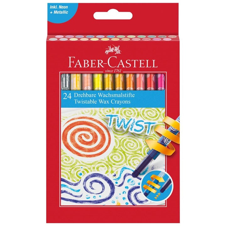Pastelli a cera Faber Castell Twist | set diversi