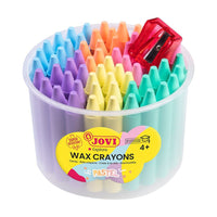Pastelli a cera tondi JOVI Jumbo pastello - set da 60 pz con temperamatite