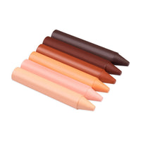 Pastelli a cera tondi JOVI Jumbo tonalità della pelle - set da 60 pz con temperamatite