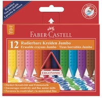 Pastelli in plastica GRIP Jumbo set di 12 #122540