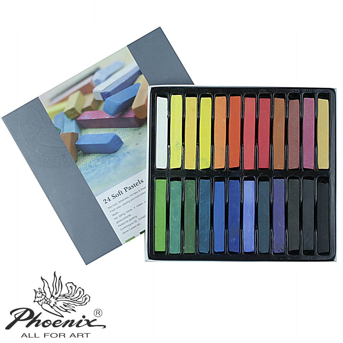 Pastelli secchi Phoenix set 24 pz