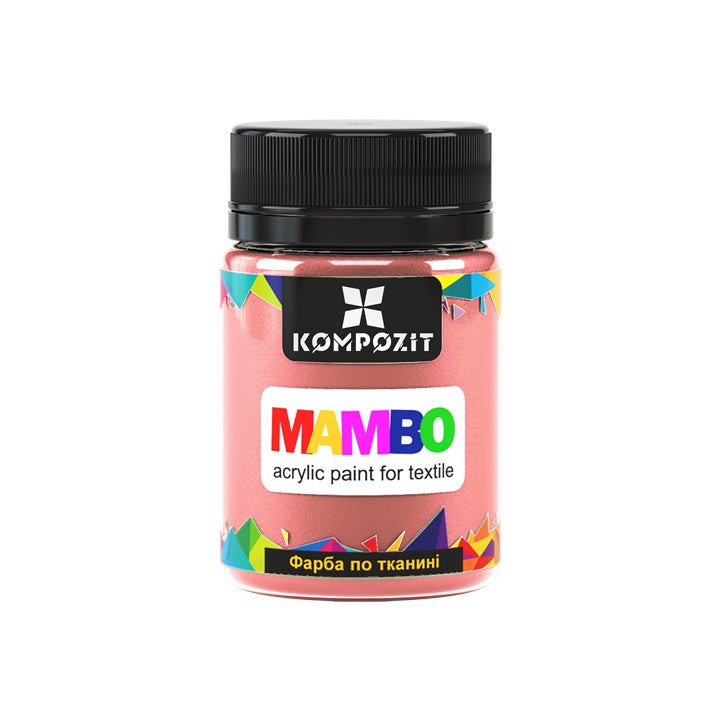 MAMBO Pittura acrilica pastello per tessuti e pelle 50ml – 107 abalone