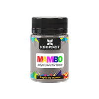 MAMBO Pittura acrilica pastello per tessuti e pelle 50ml – 116 porto grigio