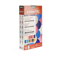 Pebeo Ceramic set colori per ceramica 12 x 20 ml