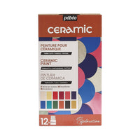 Pebeo Ceramic set colori per ceramica 12 x 20 ml