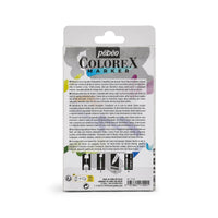 Pebeo Colorex set di pennarelli vuoti ricaricabili 6 pz