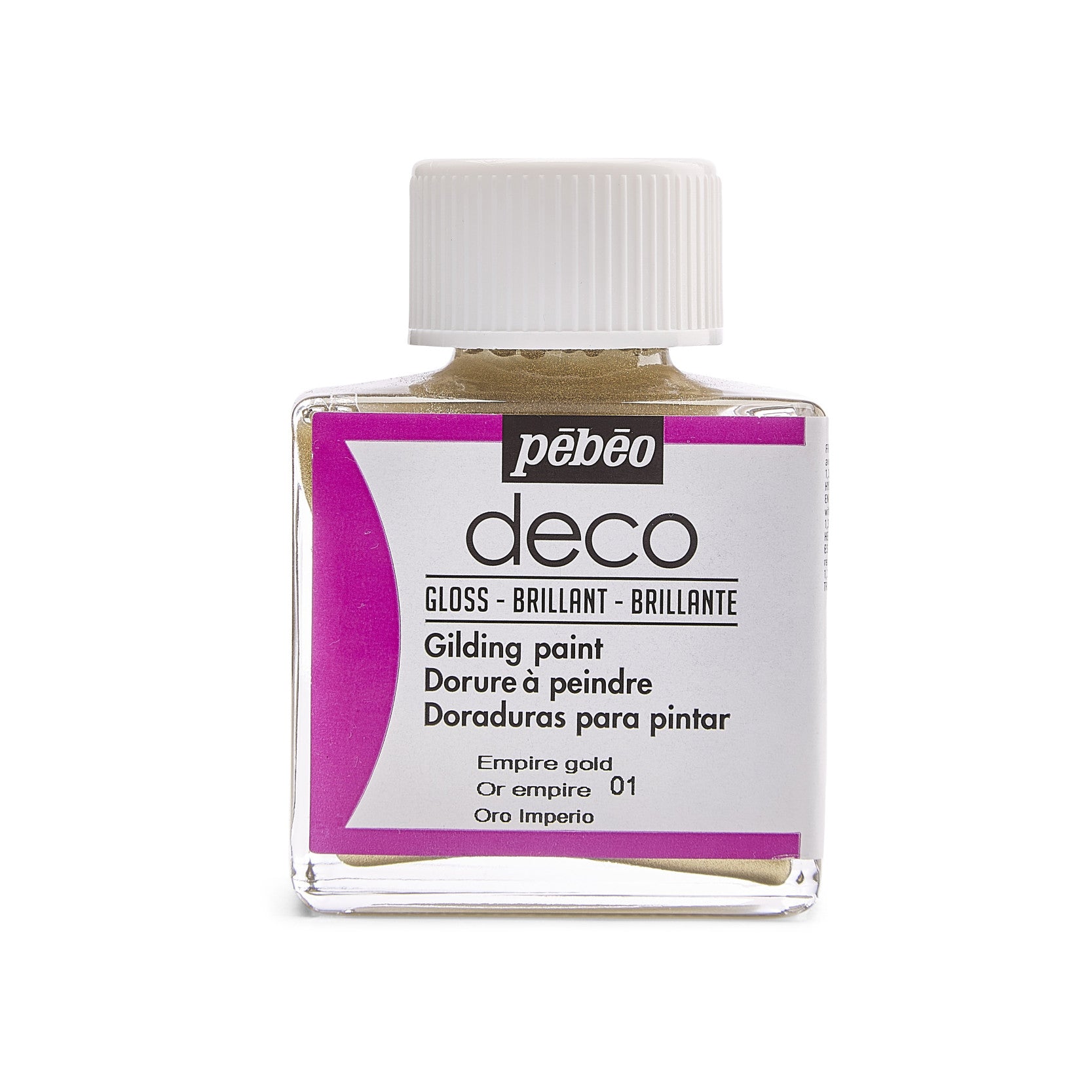 Colore acrilico decorativo Pebeo Deco lucido 75 ml - oro