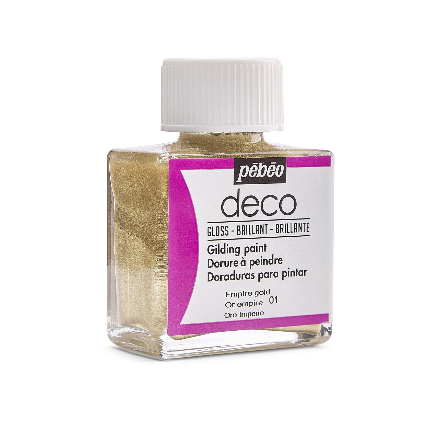Colore acrilico decorativo Pebeo Deco lucido 75 ml - oro