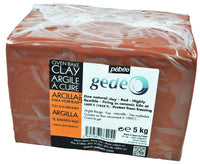 Pebeo Gédéo argilla da vasaio 5 kg rossa – 5 kg červená