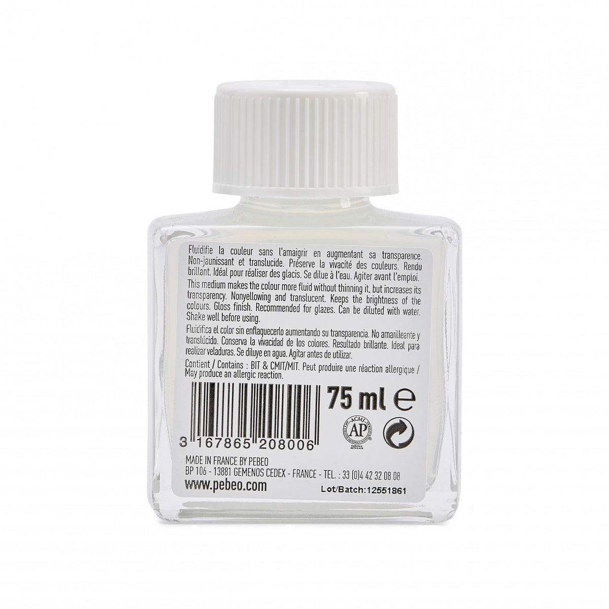 Pebeo medium acrilico brillante 75 ml