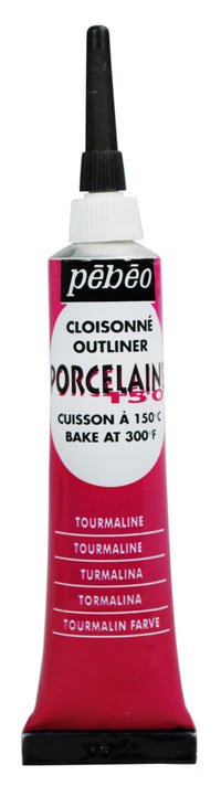 Pebeo Porcelaine 150 contorno a rilievo per porcellana 20 ml – Rosso tormalina