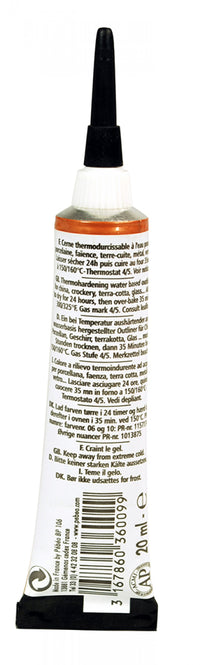 Pebeo Porcelaine 150 contorno a rilievo per porcellana 20 ml