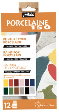 Pebeo Porcelaine 150 set di colori per porcellana 12 x 20 ml Exploration 2