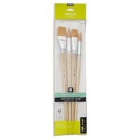 Set di pennelli per acquerello PEBEO – 4 pz piatti e tondi