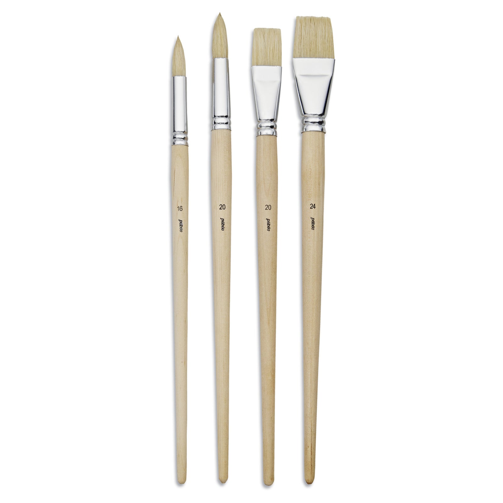 Pebeo set di pennelli universali Golden Taklon 4 pz piatti e tondi